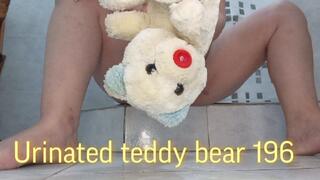 Urinated teddy bear 196