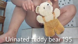 Urinated teddy bear 195