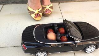 Jenn 3 - Food Crush on Model Car (Close-up) WMV