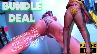 BUNDLE DEAL; Craaaack go the pesky Bugmans bones 35, 36 & 37 WMV