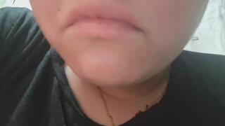 intense cough, almost vomiting