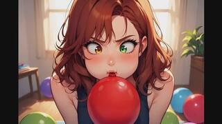 Eye Crossing Confessions #2B: Balloon Bliss with Bulging Gazes (Animated)