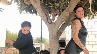 trapped and squeezed with farts