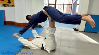 Ina Black Teaches Young Judo Guy a Lesson the Hard Way
