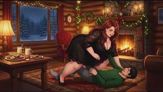 BBW SSBBW Confessions #10B: Festive Feasts and Fierce Squashing (Animated)