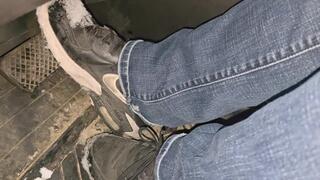 Late to work while it snows