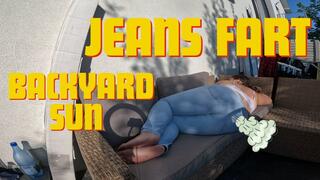 Backyard Sun Jeans Fart