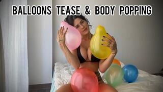 Balloons Tease & Body Popping