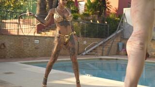 Whipping of the sun Amazon Goddess