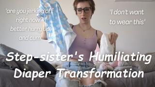 Step-sister's Humiliating Diaper Transformation