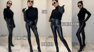 Leather Mistress Verbally Humiliates You & SPH