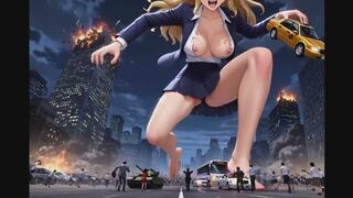 Giantess Confessions #111B: Explosive Giantess Surge (Animated)