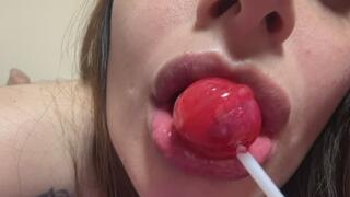 Lollipop Sucking: My Wet Mouth Devours It - Drool & Tongue Play