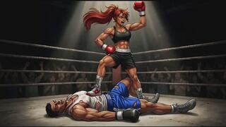 Mixed Boxing Confessions #50B: My Ultimate Male Takedown (Animated)