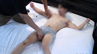 Troi Tickled on Bed 2