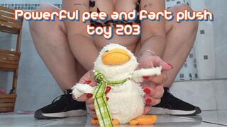 Powerful pee and fart plush toy 203