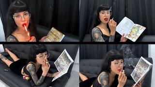 Reading and smoking is the best combo