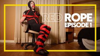 Red Rope - Episode 1 - Tonny all tied up and with a ball gag (1080p) Gay Bondage - Gay Domination - Ropes - Ball Gag - BDSM