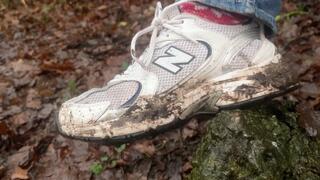 Getting New Balance Muddy For a Dirty Shoe Cleaner to Fix up for me