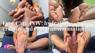 Foot Care POV: hydration, creams and real transformation