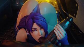 Thick juicy babe getting BBC