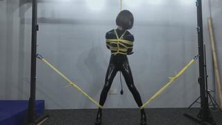 Medical tubing rope bondage training