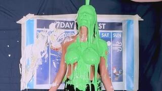 Sabrina's Slime Forecast - Messy Weather Girl Sex