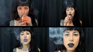 I need two cigarettes to satisfy me.