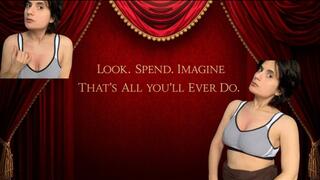 Look. Spend. Imagine. That’s All You’ll Ever Do.