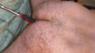 Cumming with hammer in my hole