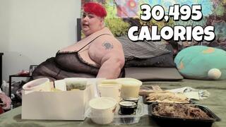 Gluttony Gone Wild: Over 30,000 Calories in one Massive Stuffing SD