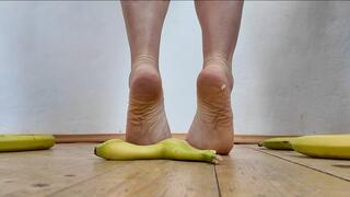 STOMPING on your dick using banana