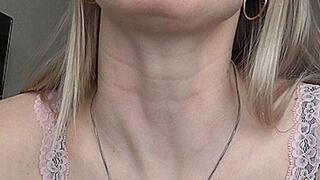 A neck for deep throat! MP4