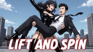 Heroine Lift & Spin: Acrobatic Hard Fuck