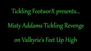 Misty Addams Tickling Revenge on Valkyrie's Feet Up High