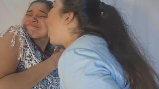 She smelled my bad morning breath! Whoops!