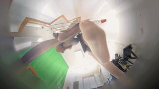 VR360 LILI YANYAN Stockings POV Humiliation of the Dwarf