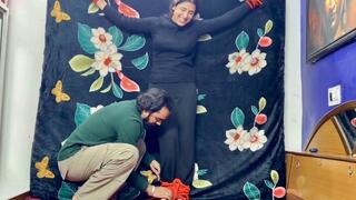 Full Body Tickle Attack on Beautiful Indian Wife | Soft Touch, Crazy Laughter – Indian Wife Tickled Fully