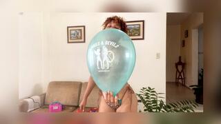 Balloons angel and devil