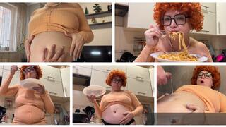 The stepson fuck his chubby and overstuffed stepmother SD