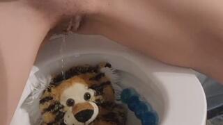 My plus is pissed directly in his mouth