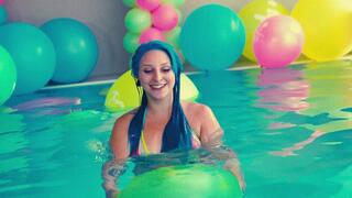 Mine Sitpops Water filled 18 Inch Neon Balloons 4K UHD Version