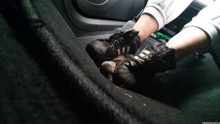 Candid Plushie Trample in Sneakers Volvo