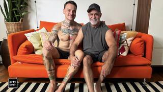 arty boer and muscle daddy masseur.