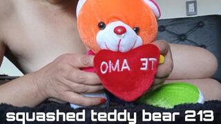 squashed teddy bear 213