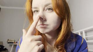 Nose picking fetish!