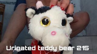 Urinated teddy bear 215