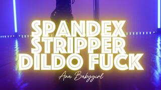Spandex Catsuit Stripper Dildo Fuck