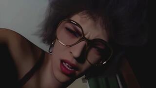 The Giantess - 7ft tall Gemma disciplines her staff