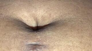 Teeny Enjoys View of Giantess's Belly Button POV